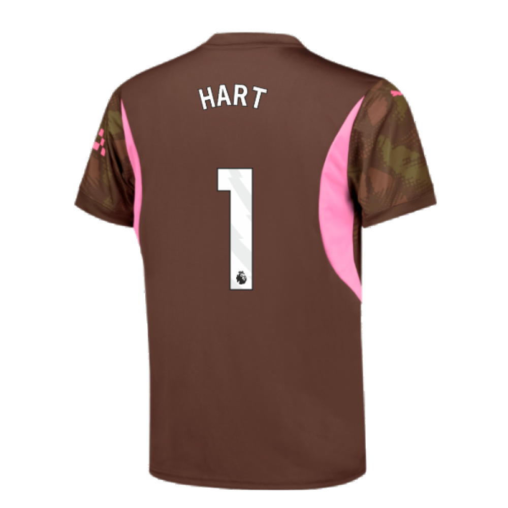 2024-2025 Man City Third Goalkeeper Shirt (Espresso Brown) - Kids (Hart 1)