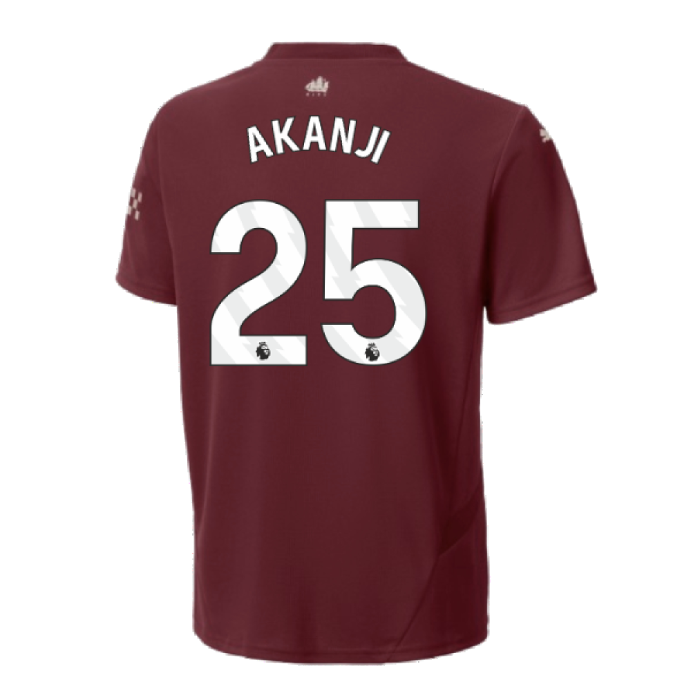 2024-2025 Man City Third Mini Kit (Akanji 25)