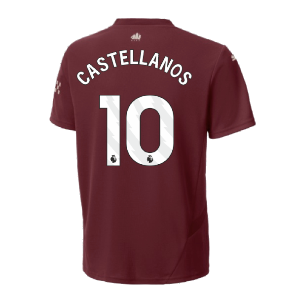 2024-2025 Man City Third Mini Kit (Castellanos 10)