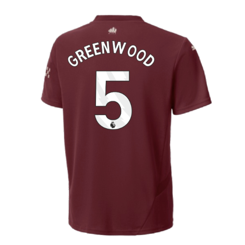 2024-2025 Man City Third Mini Kit (Greenwood 5)