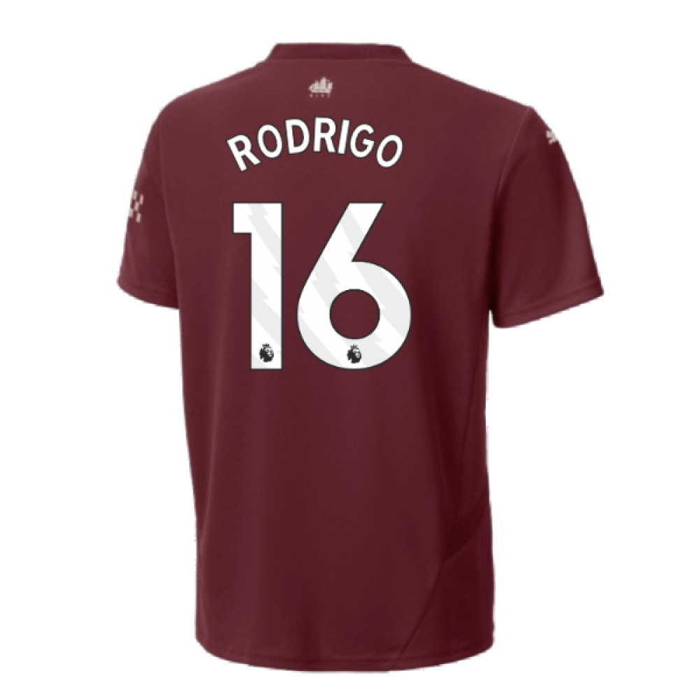 2024-2025 Man City Third Mini Kit (Rodrigo 16)