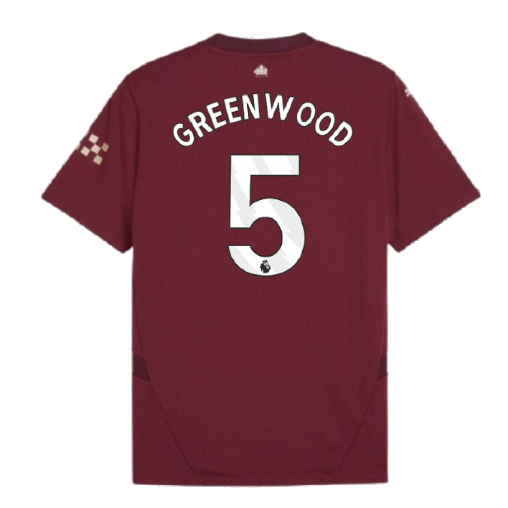 2024-2025 Man City Third Shirt (Greenwood 5)