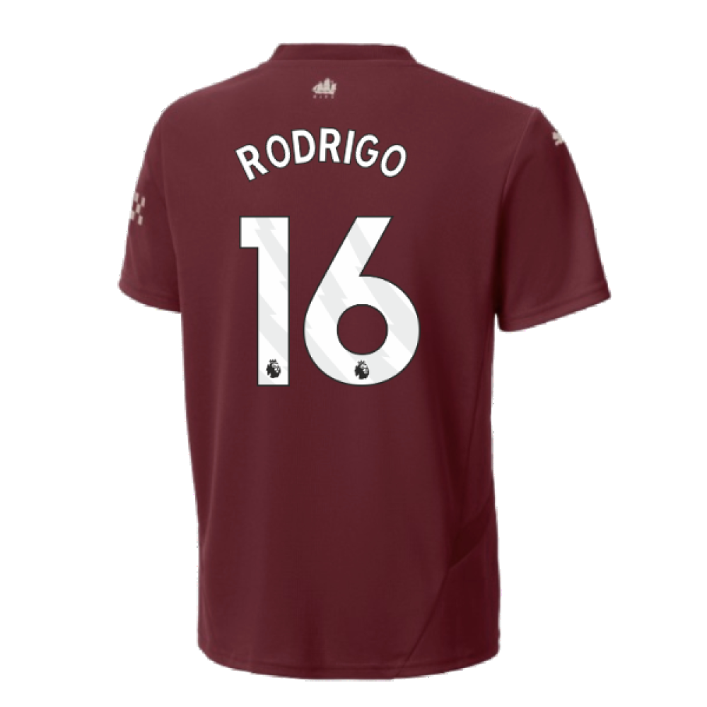 2024-2025 Man City Third Shirt (Kids) (Rodrigo 16)