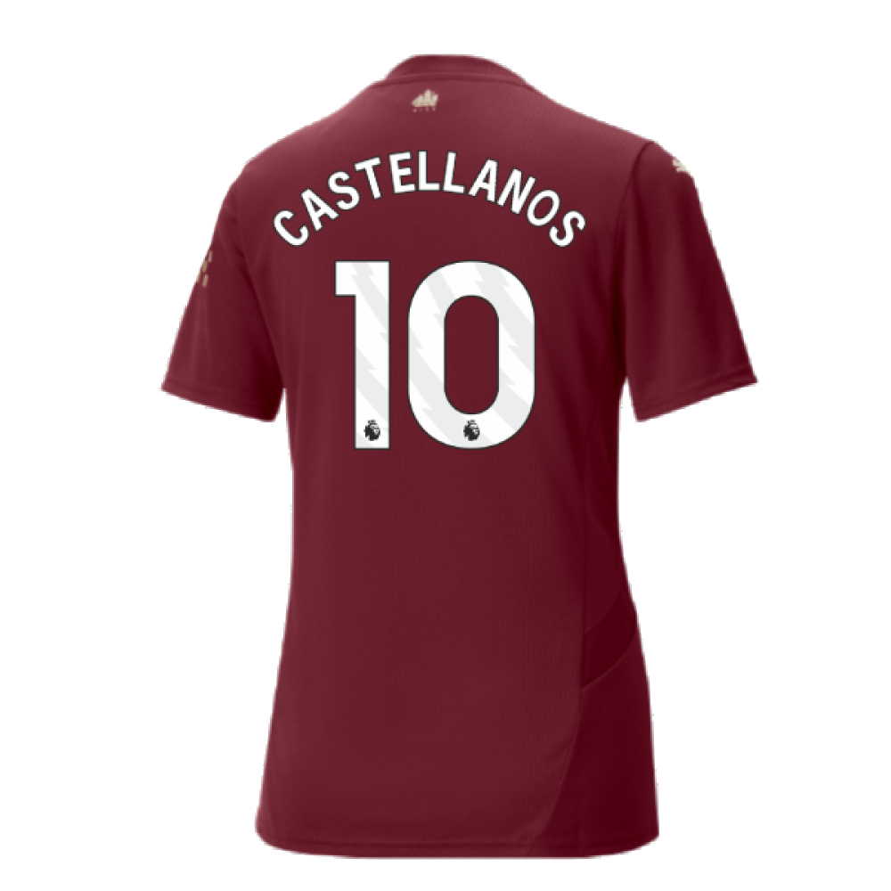 2024-2025 Man City Third Shirt (Womens) (Castellanos 10)