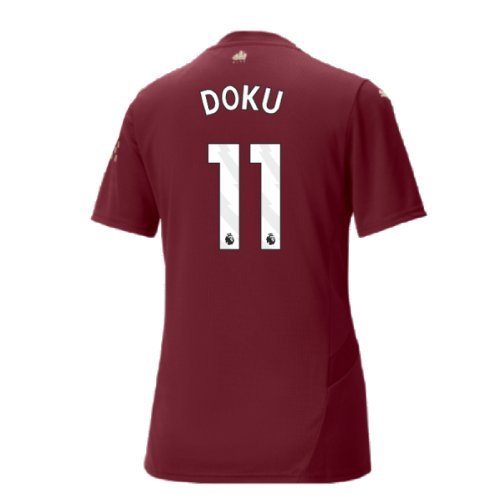 2024-2025 Man City Third Shirt (Womens) (Doku 11)