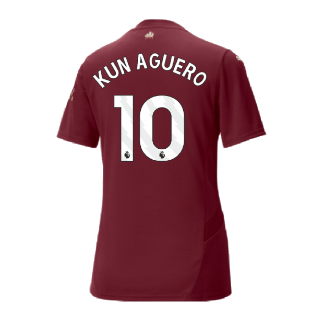 2024-2025 Man City Third Shirt (Womens) (Kun Aguero 10)