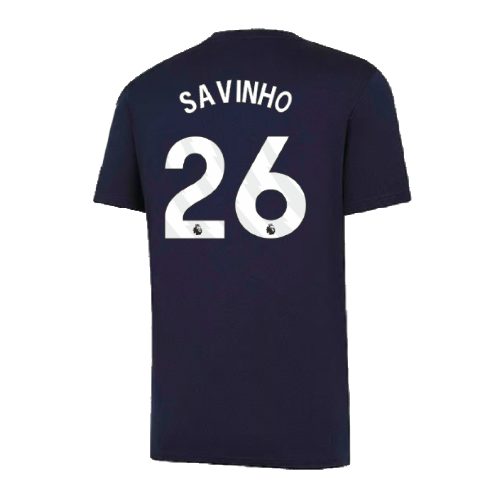 2024-2025 Man City Training Shirt (Inky Blue) - Kids (Savinho 26)