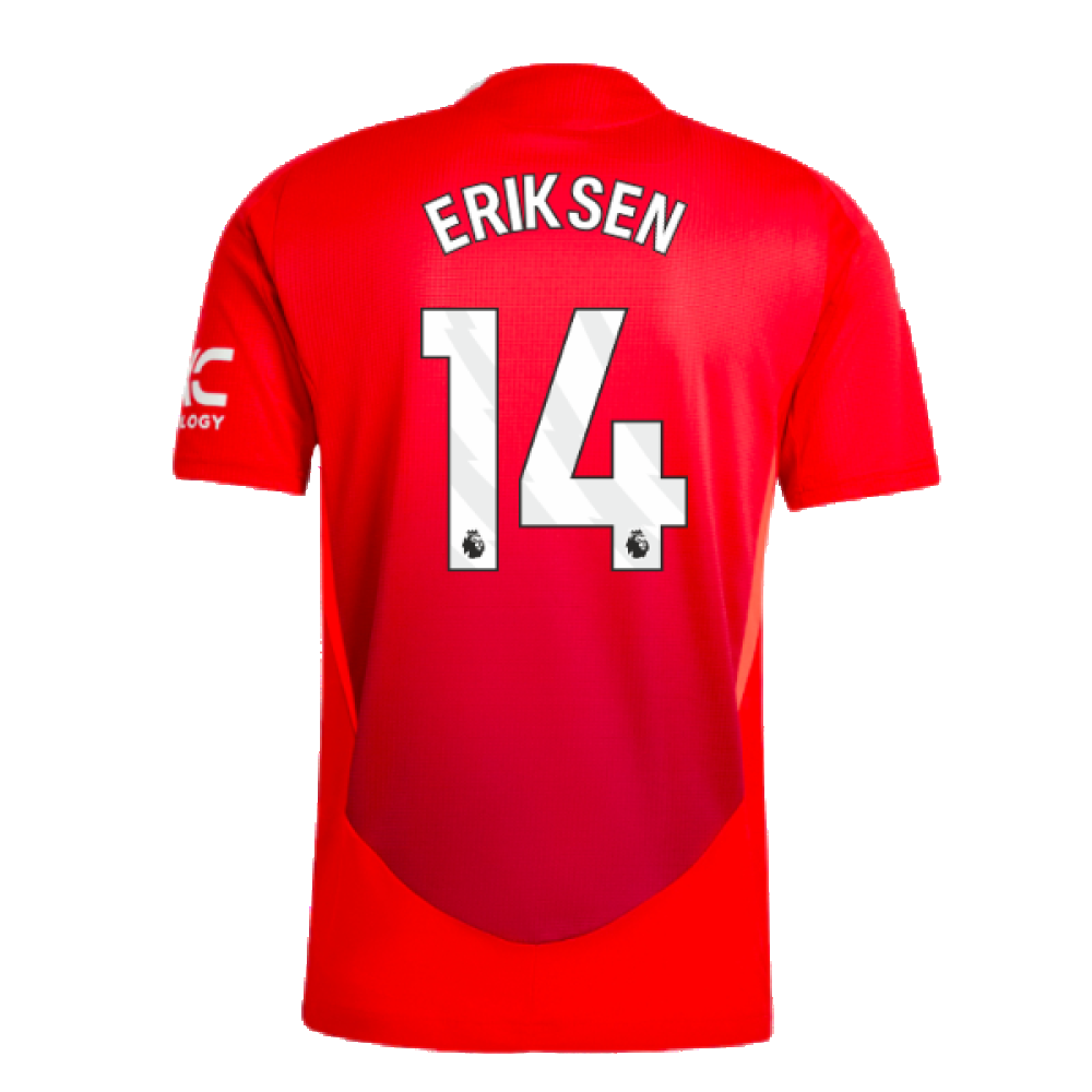 2024-2025 Man Utd Authentic Home Shirt (Eriksen 14)