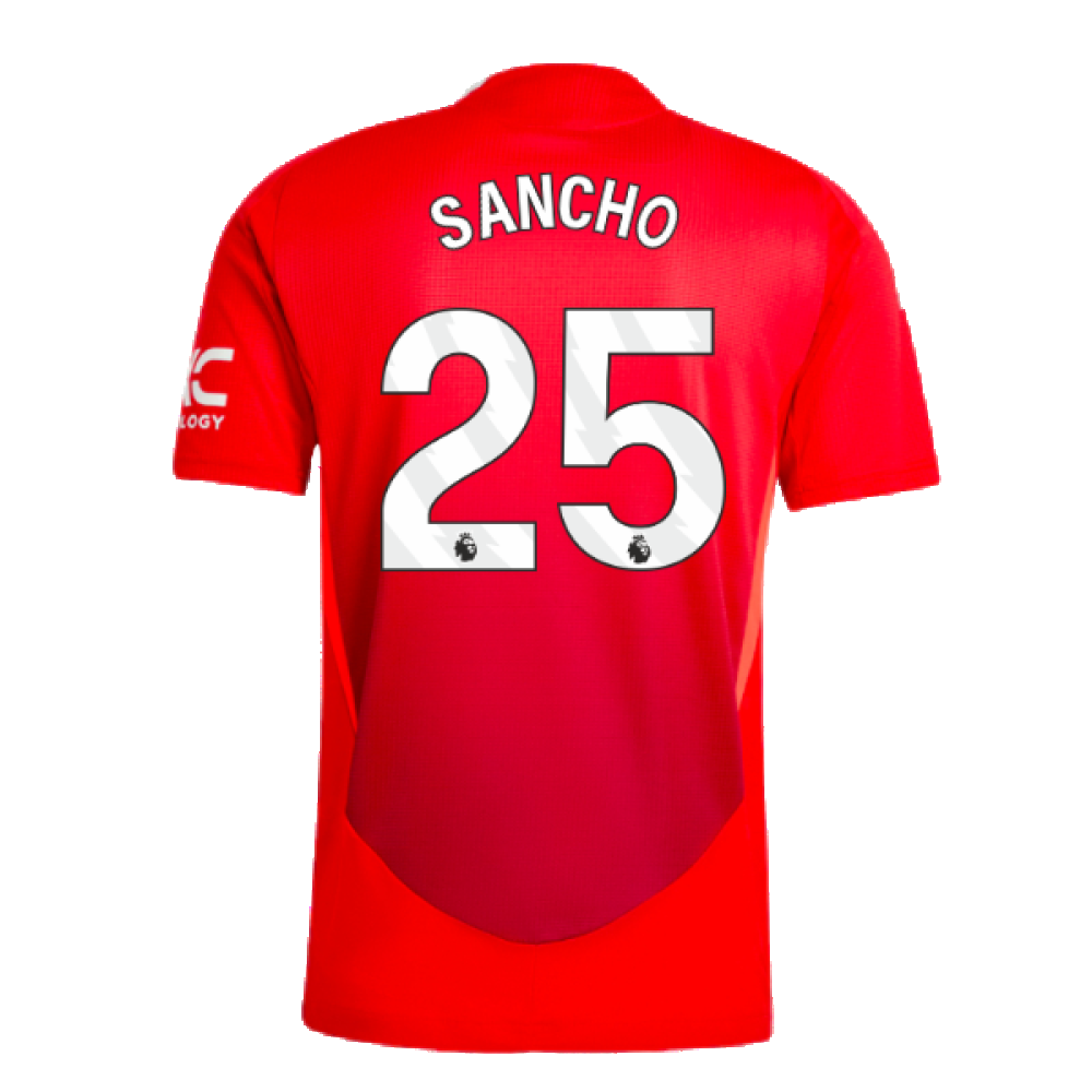 2024-2025 Man Utd Authentic Home Shirt (Sancho 25)