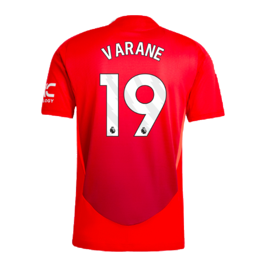 2024-2025 Man Utd Authentic Home Shirt (Varane 19)