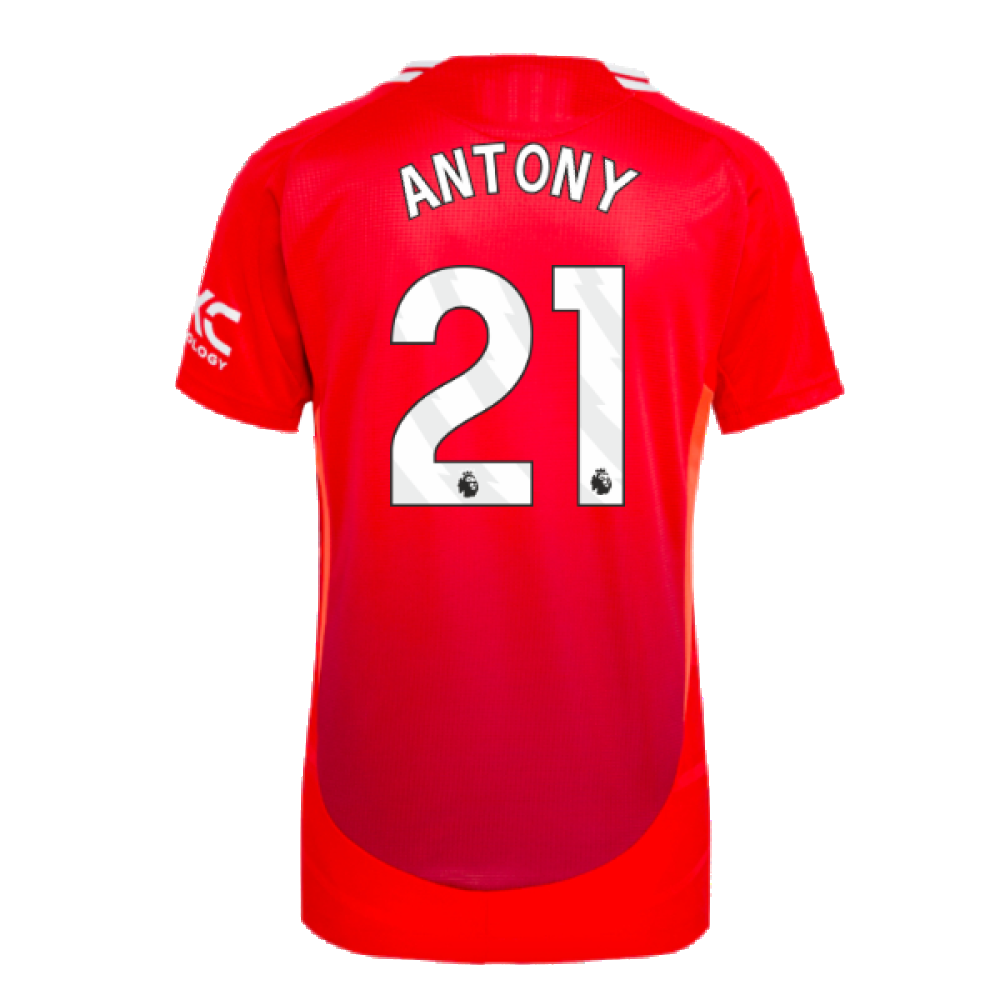 2024-2025 Man Utd Authentic Home Shirt (Womens) (Antony 21)