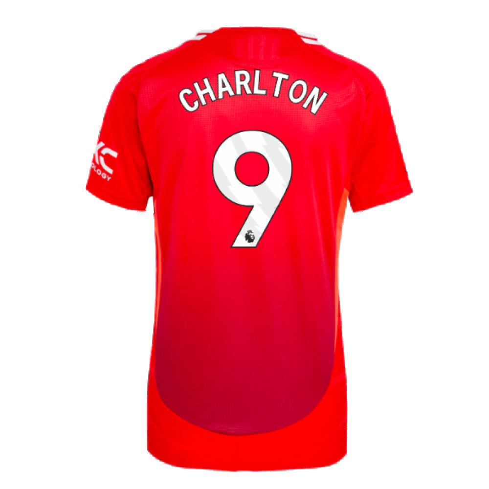 2024-2025 Man Utd Authentic Home Shirt (Womens) (Charlton 9)