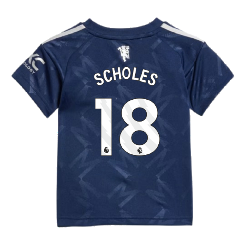 2024-2025 Man Utd Away Baby Kit (Scholes 18)