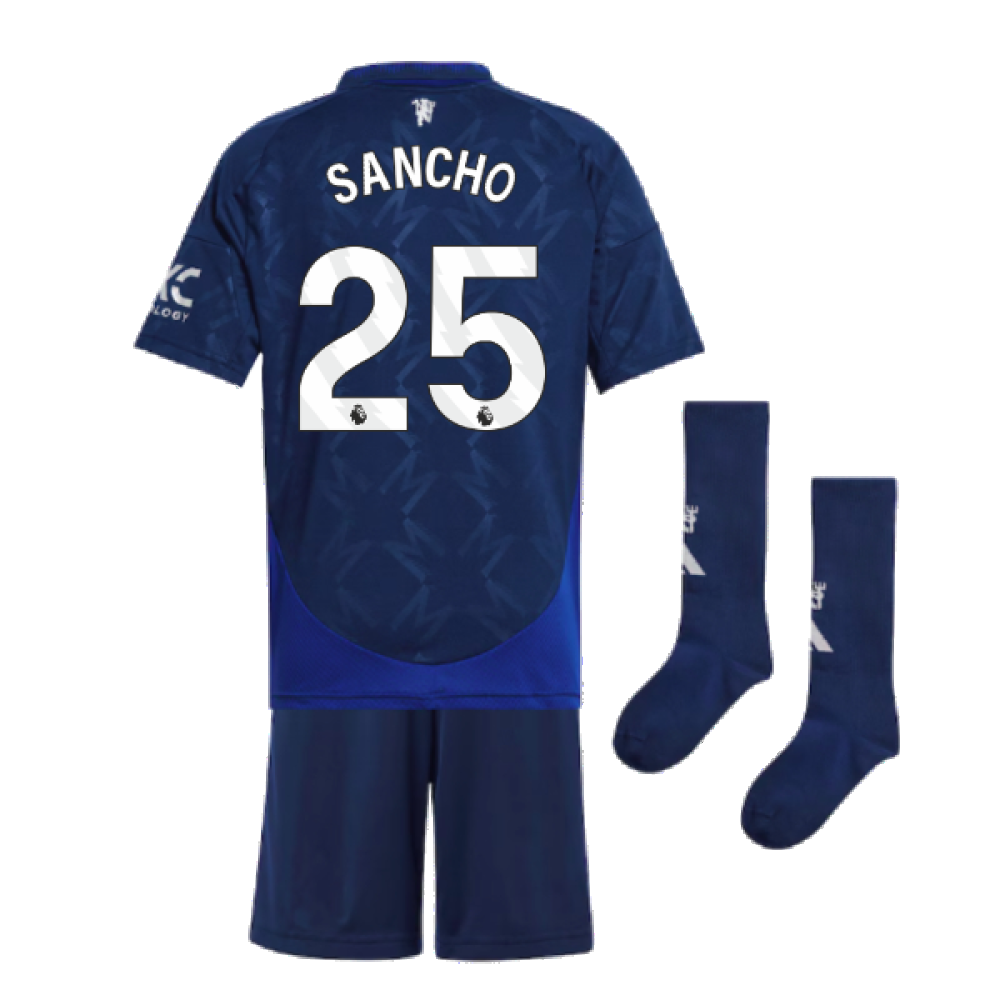 2024-2025 Man Utd Away Mini Kit (Sancho 25)