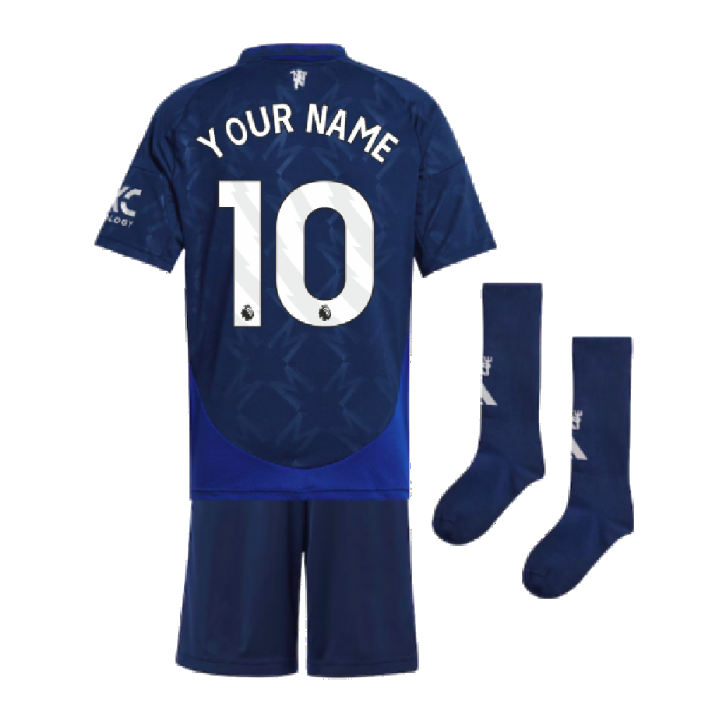 2024-2025 Man Utd Away Mini Kit (Your Name)