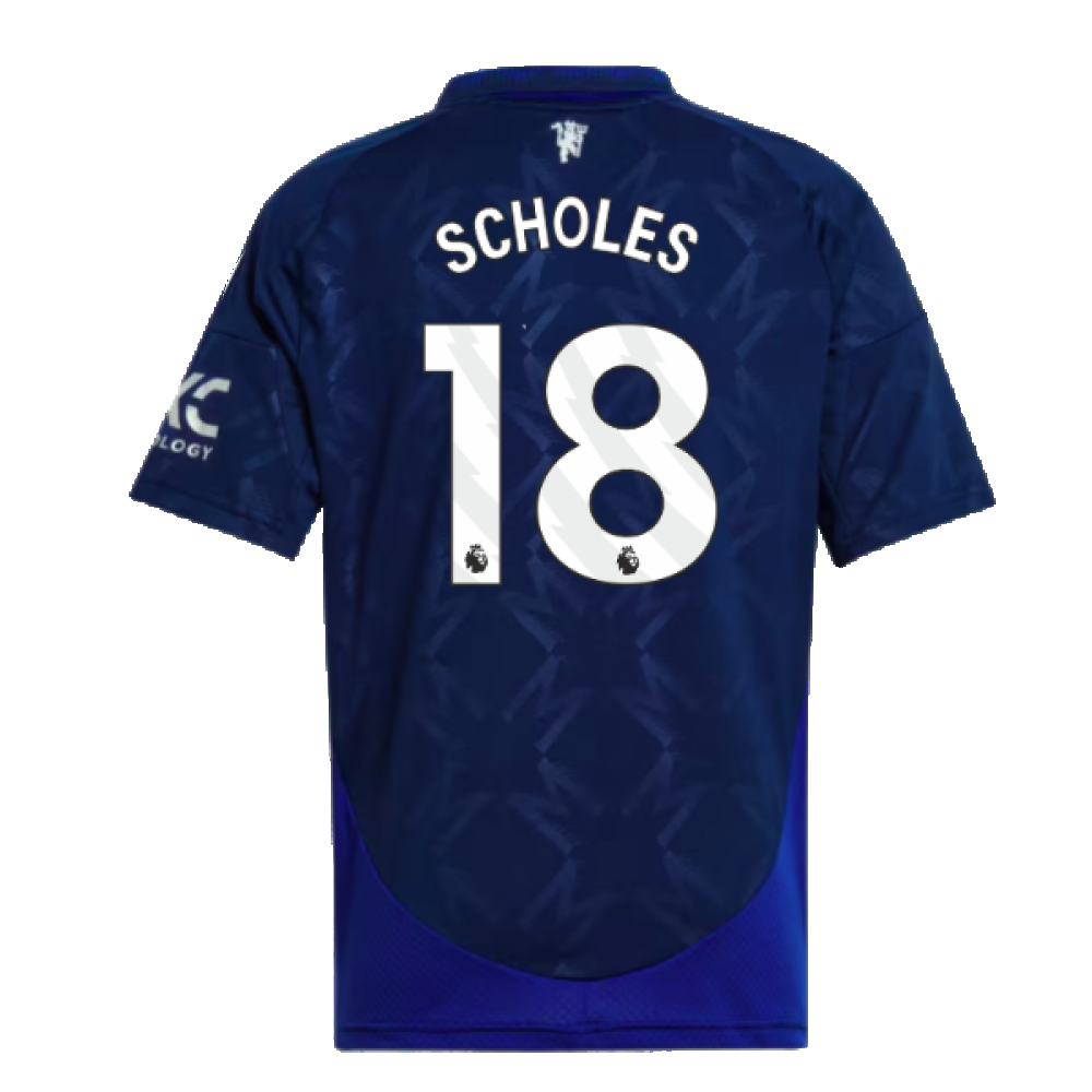 2024-2025 Man Utd Away Shirt (Kids) (Scholes 18)