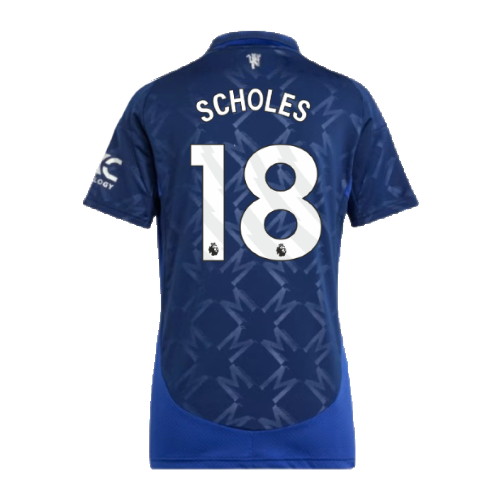 2024-2025 Man Utd Away Shirt (Womens) (Scholes 18)