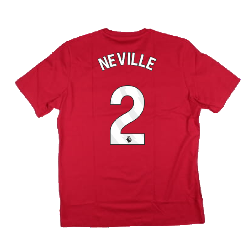 2024-2025 Man Utd DNA Graphic Tee (Red) (Neville 2)