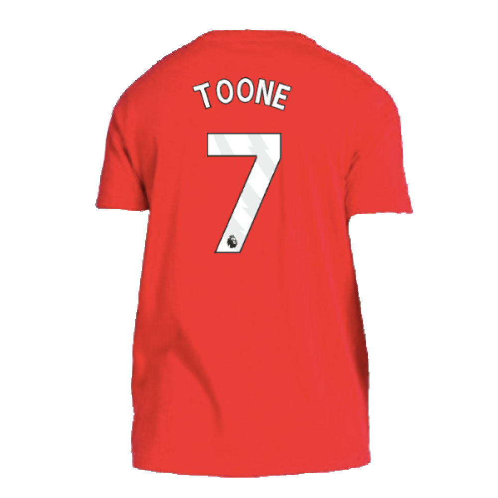 2024-2025 Man Utd DNA Tee (Red) (Toone 7)