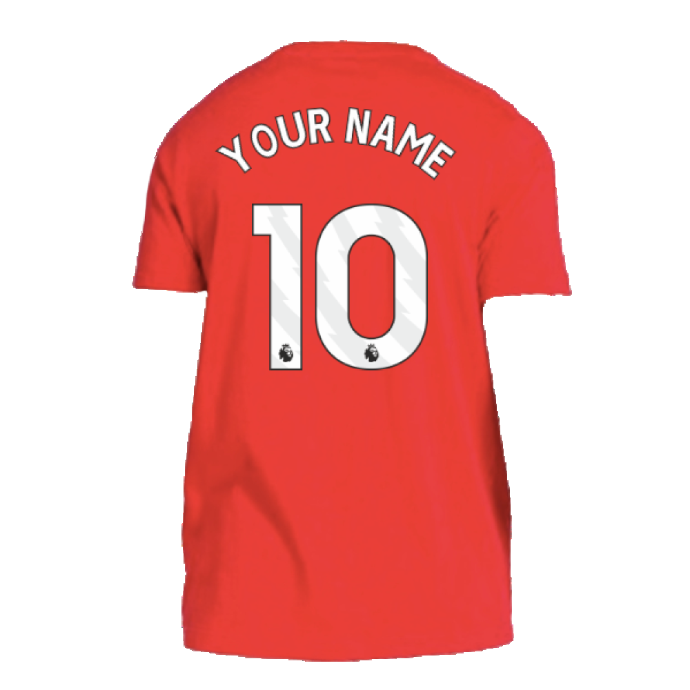 2024-2025 Man Utd DNA Tee (Red) (Your Name)