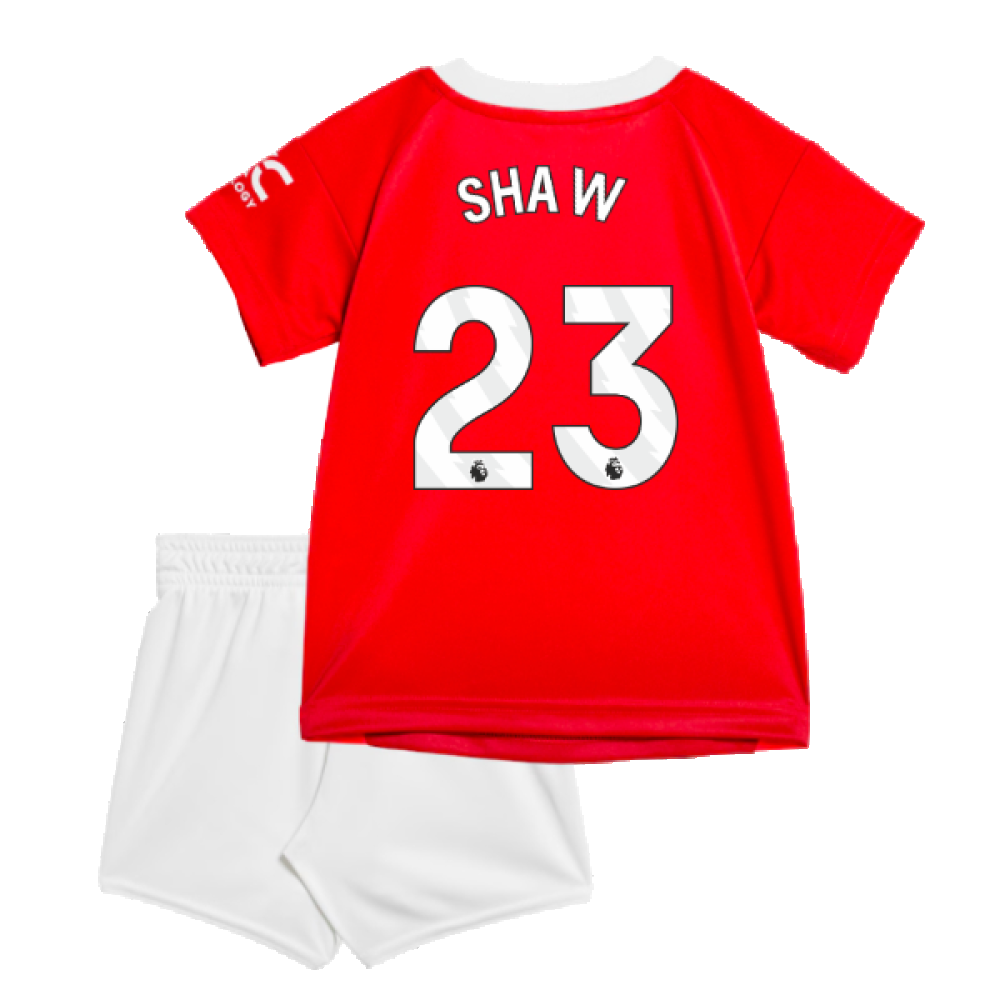 2024-2025 Man Utd Home Baby Kit (Shaw 23)