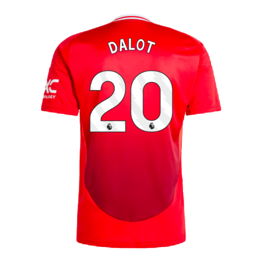 2024-2025 Man Utd Home Shirt (Dalot 20)