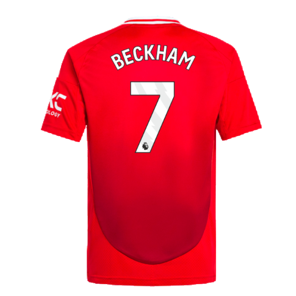 2024-2025 Man Utd Home Shirt (Kids) (Beckham 7)