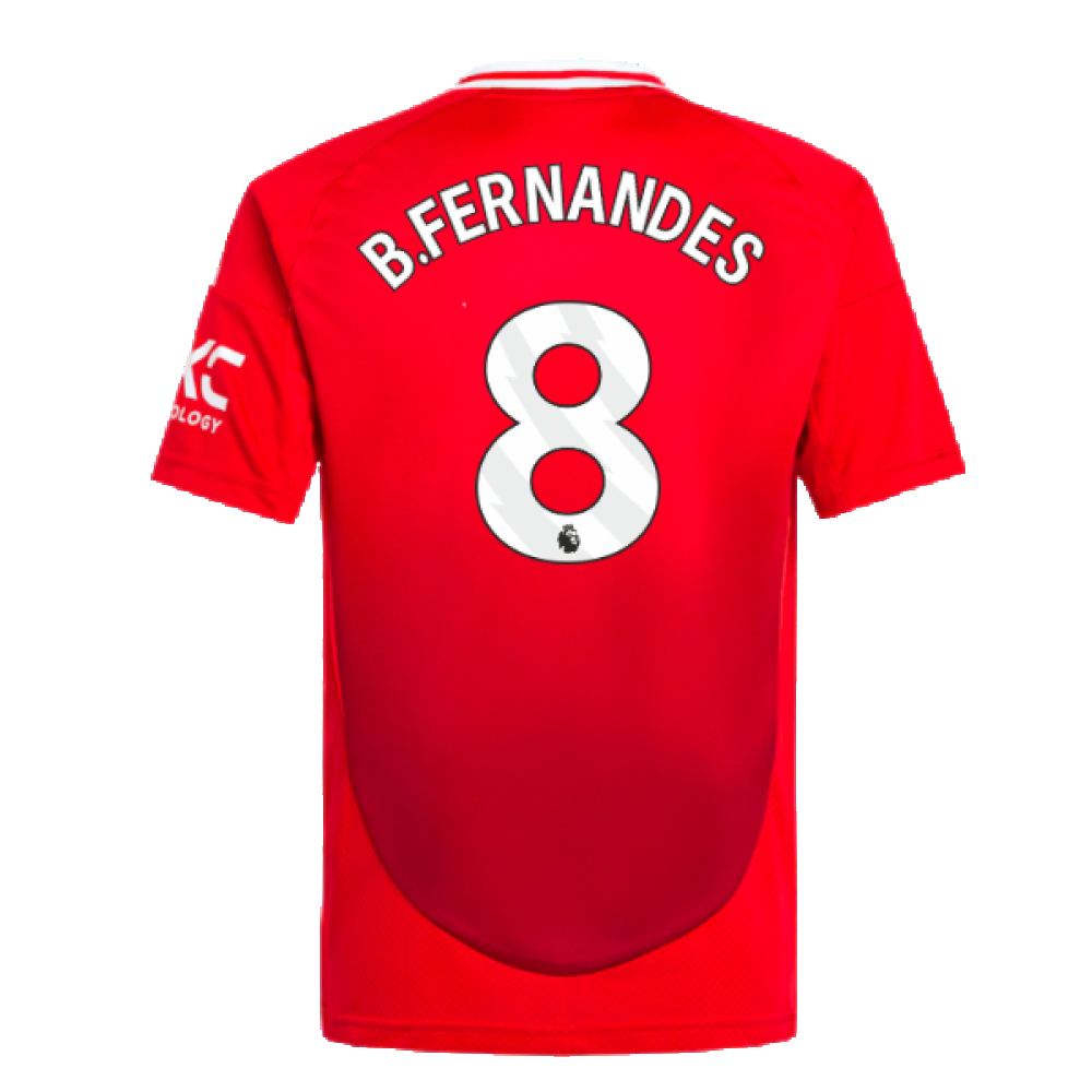 2024-2025 Man Utd Home Shirt (Kids) (B.Fernandes 8)