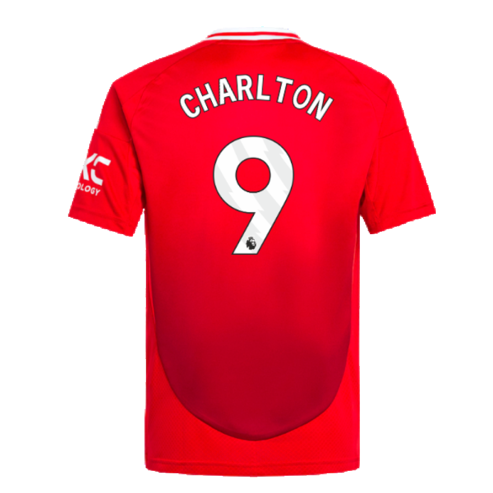 2024-2025 Man Utd Home Shirt (Kids) (Charlton 9)