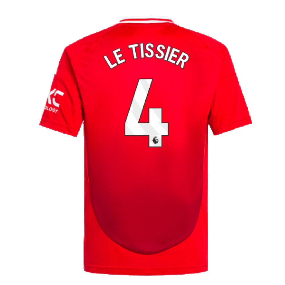 2024-2025 Man Utd Home Shirt (Kids) (Le Tissier 4)