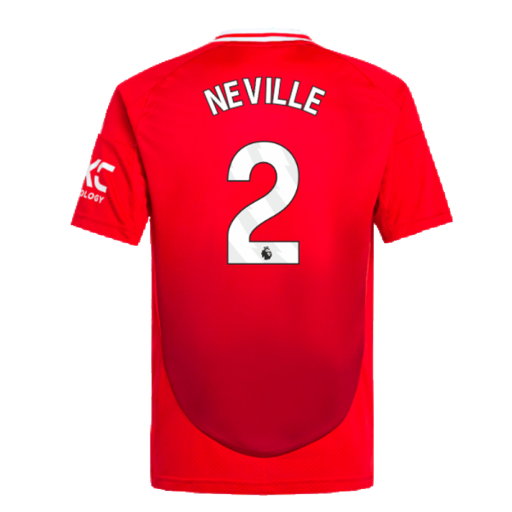 2024-2025 Man Utd Home Shirt (Kids) (Neville 2)