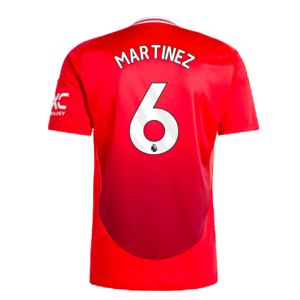 2024-2025 Man Utd Home Shirt (Martinez 6)