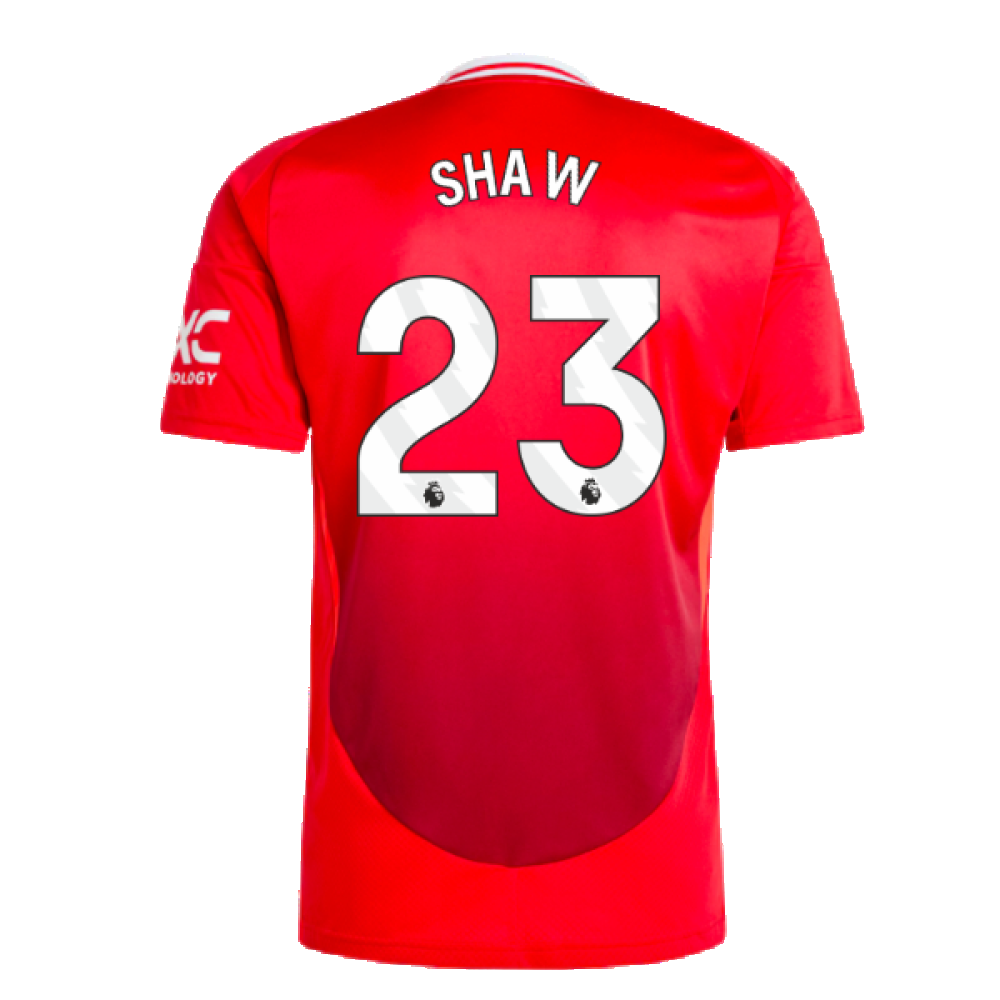 2024-2025 Man Utd Home Shirt (Shaw 23)