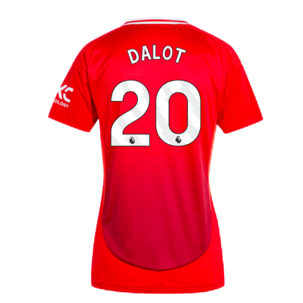 2024-2025 Man Utd Home Shirt (Womens) (Dalot 20)