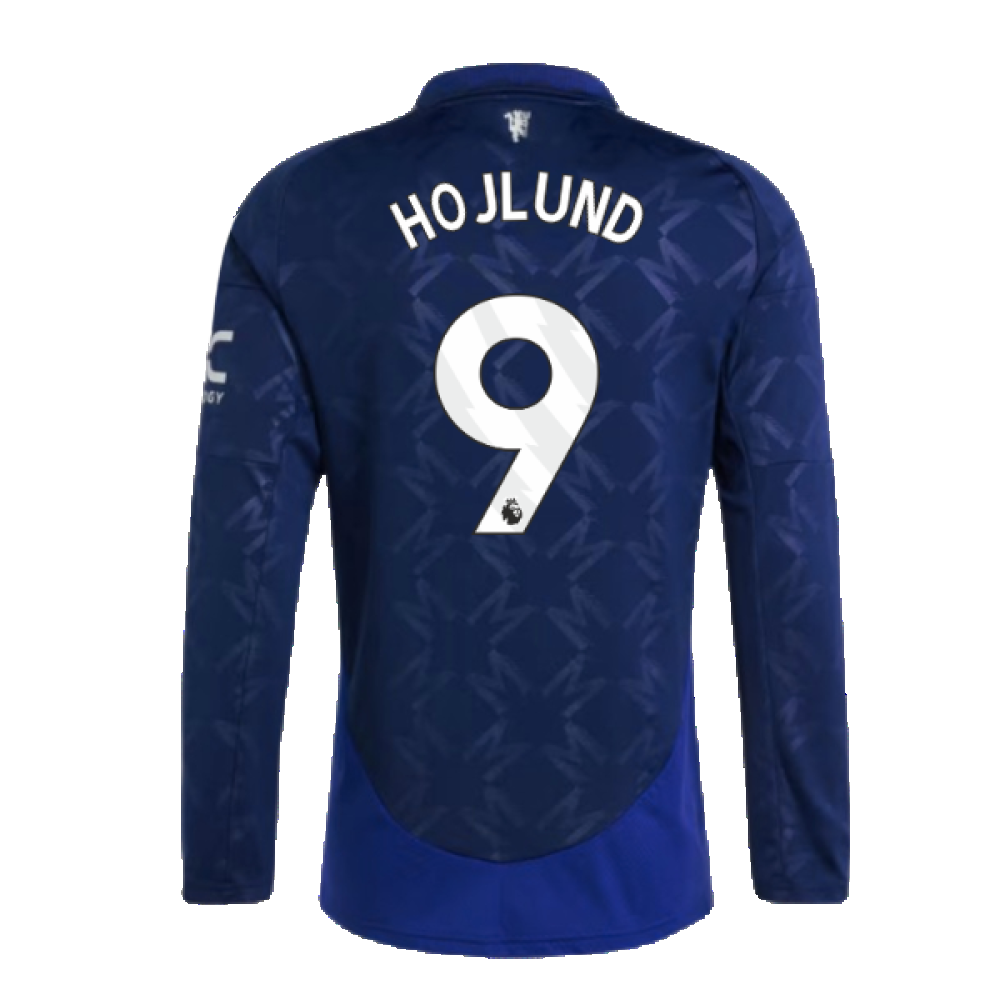 2024-2025 Man Utd Long Sleeve Away Shirt (Hojlund 9)