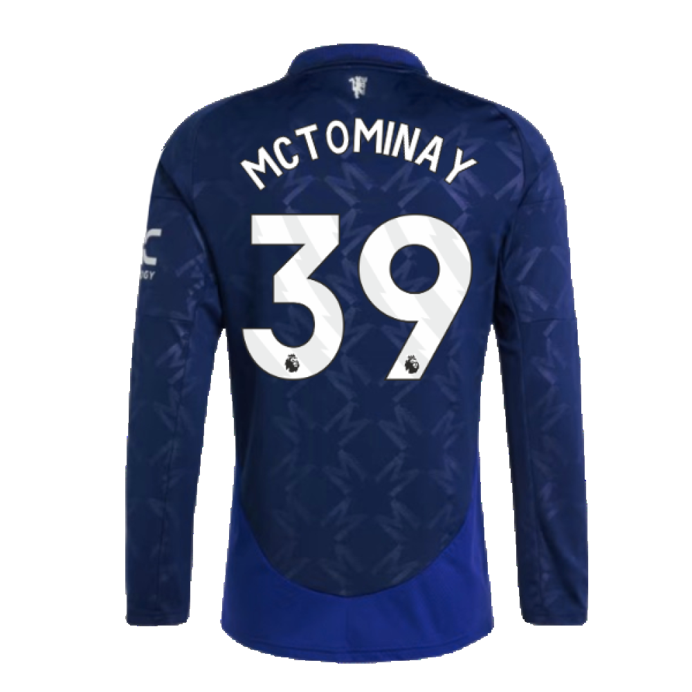 2024-2025 Man Utd Long Sleeve Away Shirt (McTominay 39)