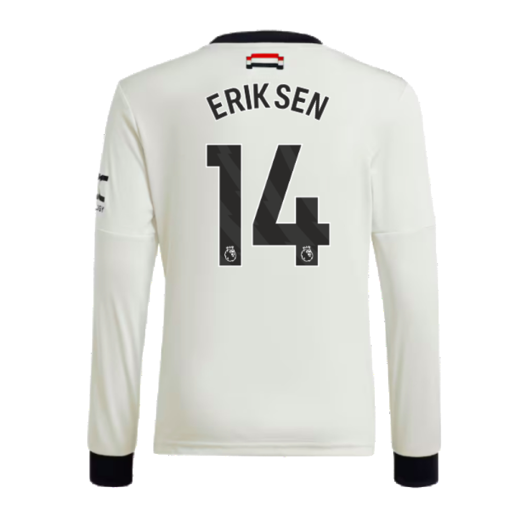 2024-2025 Man Utd Long Sleeve Third Shirt (Kids) (Eriksen 14)