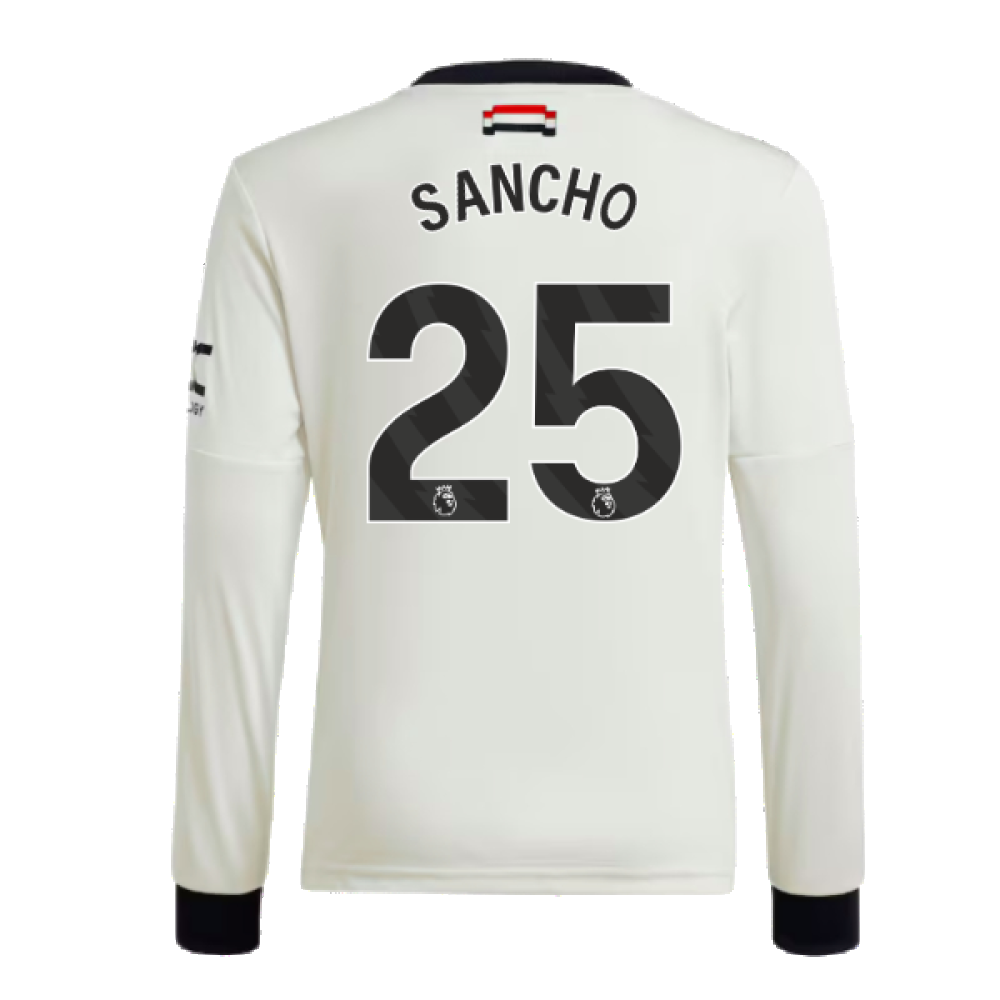 2024-2025 Man Utd Long Sleeve Third Shirt (Kids) (Sancho 25)