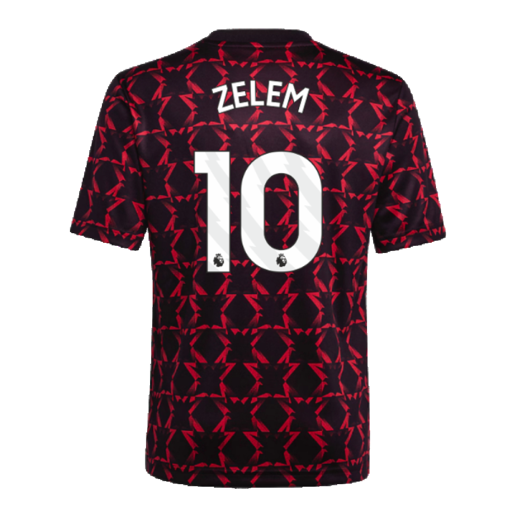 2024-2025 Man Utd Pre-Match Shirt (Black) - Kids (Zelem 10)