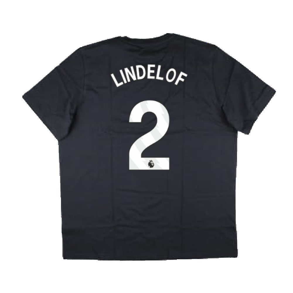 2024-2025 Man Utd Seasonal Graphic Tee (Night Grey) (Lindelof 2)
