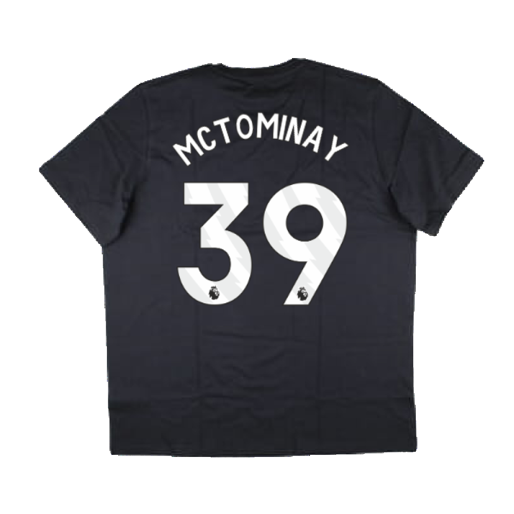 2024-2025 Man Utd Seasonal Graphic Tee (Night Grey) (McTominay 39)