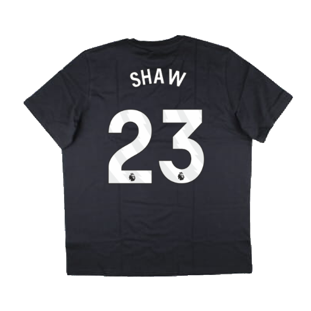 2024-2025 Man Utd Seasonal Graphic Tee (Night Grey) (Shaw 23)