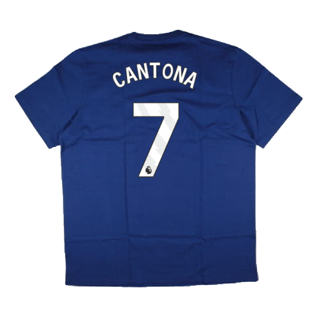 2024-2025 Man Utd Seasonal Tee (Victory Blue) (Cantona 7)