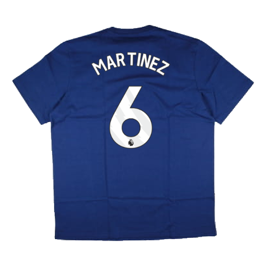 2024-2025 Man Utd Seasonal Tee (Victory Blue) (Martinez 6)