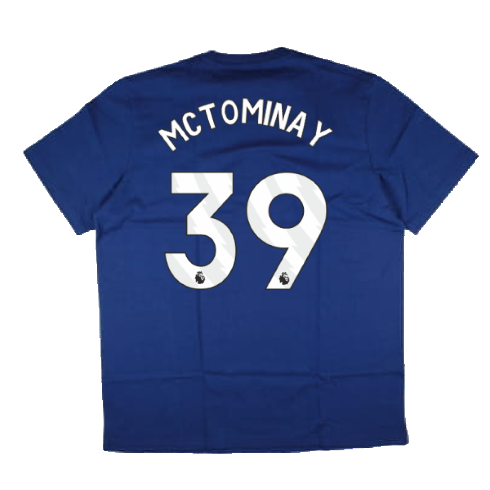 2024-2025 Man Utd Seasonal Tee (Victory Blue) (McTominay 39)