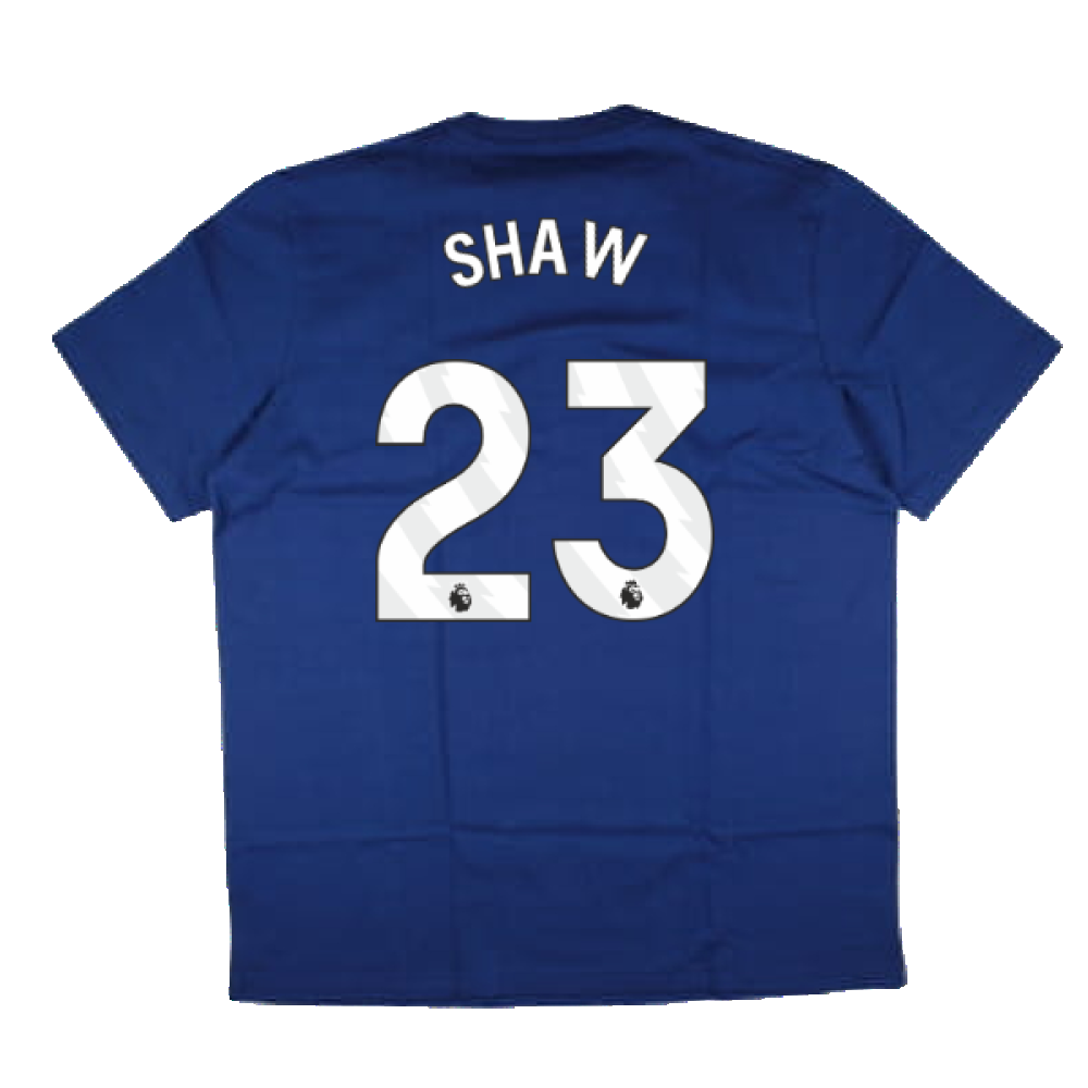 2024-2025 Man Utd Seasonal Tee (Victory Blue) (Shaw 23)