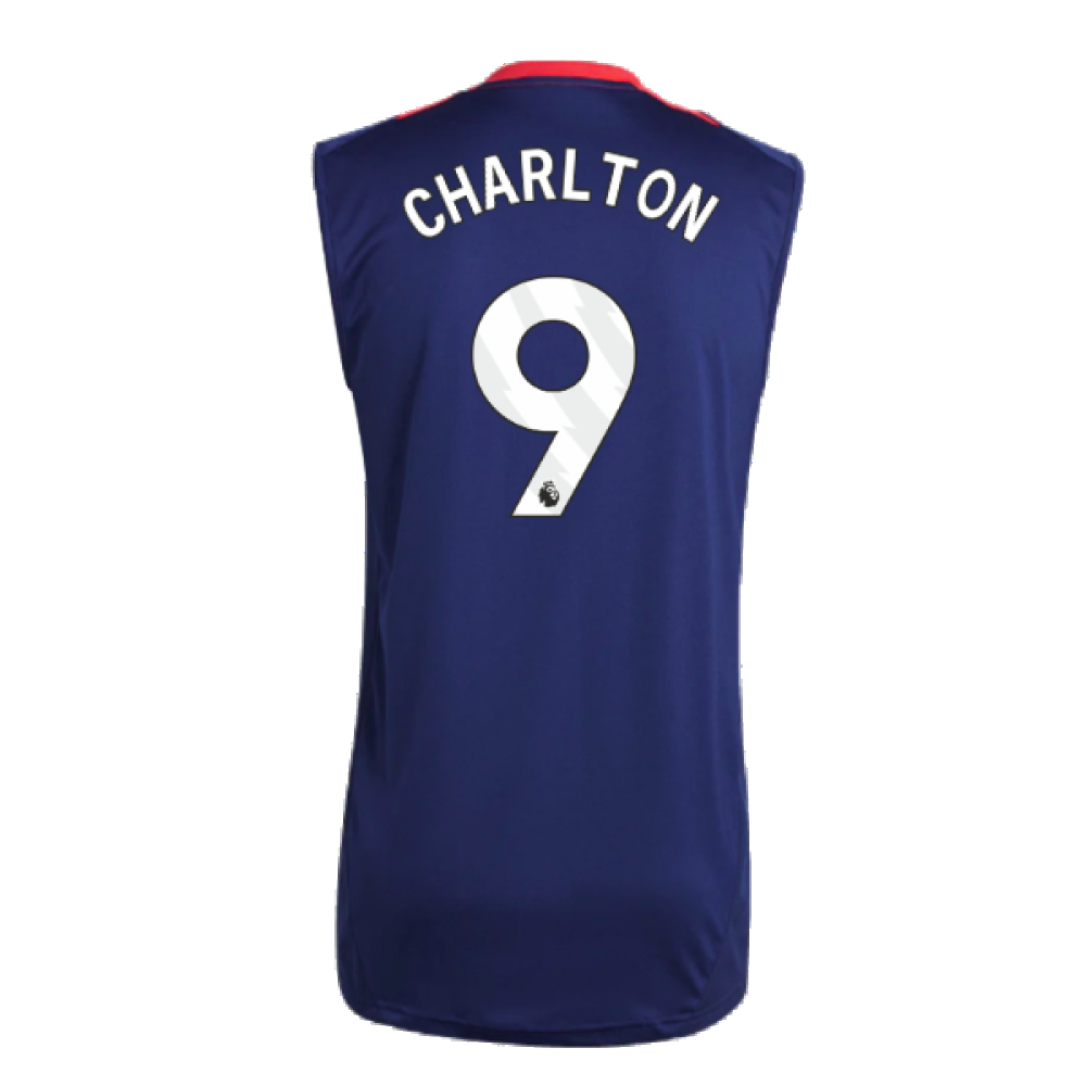 2024-2025 Man Utd Sleeveless Jersey (Night Indigo) (Charlton 9)