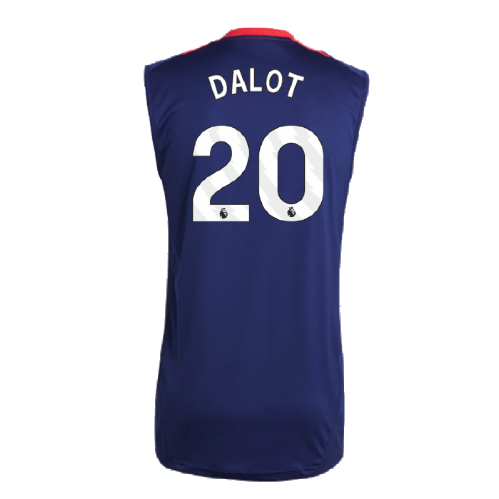 2024-2025 Man Utd Sleeveless Jersey (Night Indigo) (Dalot 20)