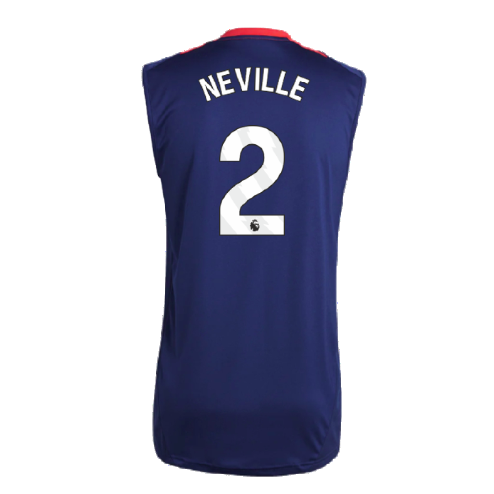 2024-2025 Man Utd Sleeveless Jersey (Night Indigo) (Neville 2)