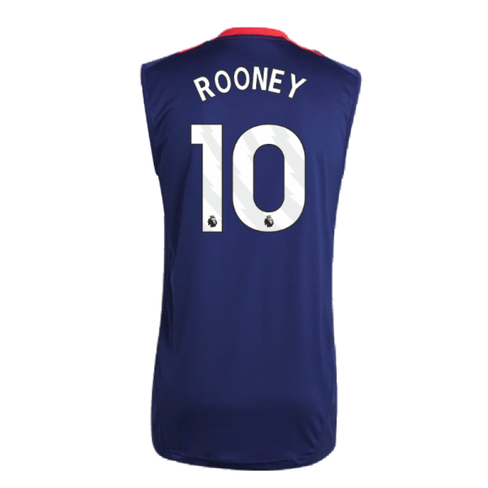 2024-2025 Man Utd Sleeveless Jersey (Night Indigo) (Rooney 10)